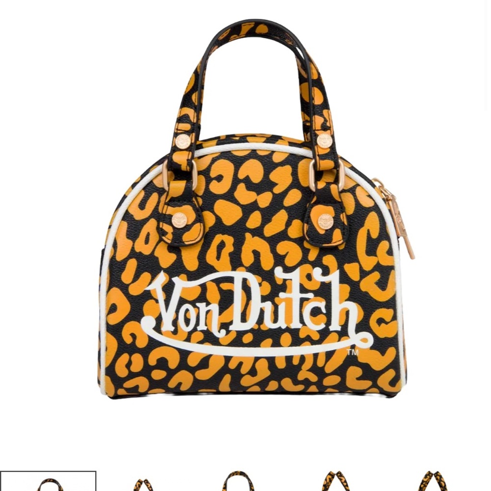 Von Dutch Leopard Print Women's Bag